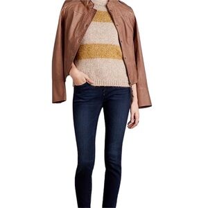 ANTHROPOLOGIE PILCRO and the LETTERPRESS Stet Cropped Dark Wash Jeans Size 29